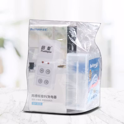 Doublepow Charger Baterai Rechargeable 2 Slot 9V with 9V 1 PCS - DP-B09 - White — gambar 5