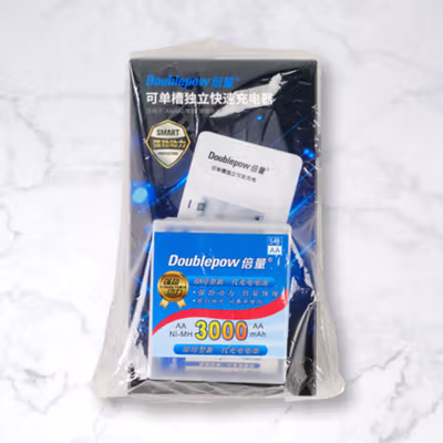 Doublepow Charger Baterai Rechargeable 4 Slot AA AAA with AA 4 PCS - DP-K11 - White — gambar 5