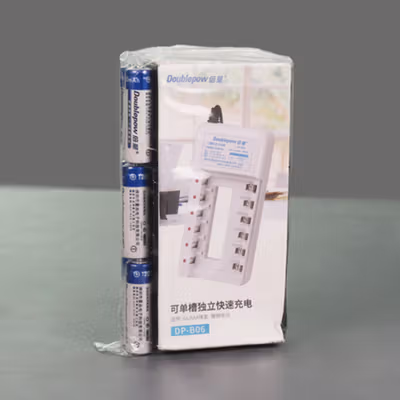 Doublepow Charger Baterai Rechargeable 6 Slot AA AAA with AA 6 PCS - DP-B06 - White — gambar 5