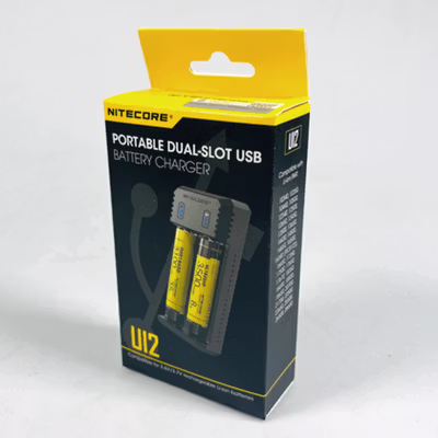 NITECORE Charger Baterai 2 Slot 18650 21700 Li-Ion IMR with LED Light - UI2 - Black — gambar 5