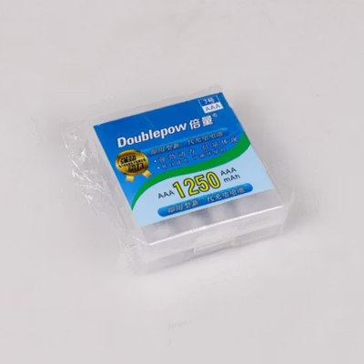 Doublepow Baterai Isi Ulang AAA Ni-MH Button Top 1250mAh 1.2V 4 PCS - No Color — gambar 5