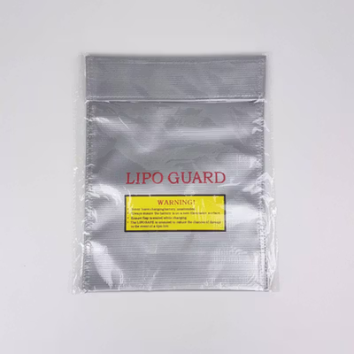 Generic RC LiPo Battery Safety Guard Charge Bag 22.5x29cm - AA401 - Silver — gambar 5