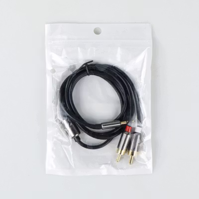 FONKEN Kabel Audio AUX 3.5mm Male to RCA Male 115cm - R1 - Black — gambar 5