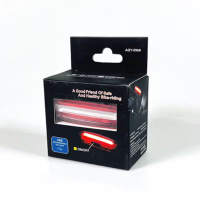 TaffLED Lampu Belakang Sepeda LED Rechargeable Tail Light 120 Lumens - AQY-096 - Red/White — gambar 5