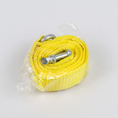 JEELY Tali Derek Mobil Emergency Tow Rope Metal Buckle U-Type 2.9M - JL30 - Yellow — gambar 5