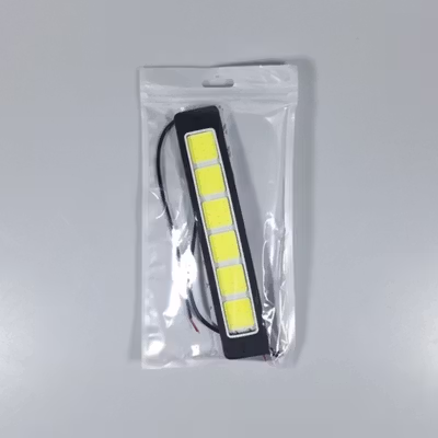 Lampu Kabut Mobil Foglamp LED COB DRL Waterproof Cool White 12V 190mm - MA357 - Black — gambar 5