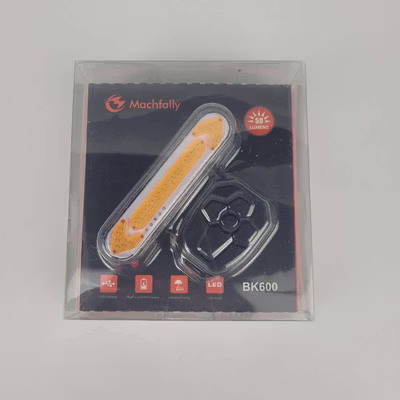 Machfally Lampu Belakang Sepeda COB LED Bike 500mAh with Remote - BK600 - Black — gambar 5