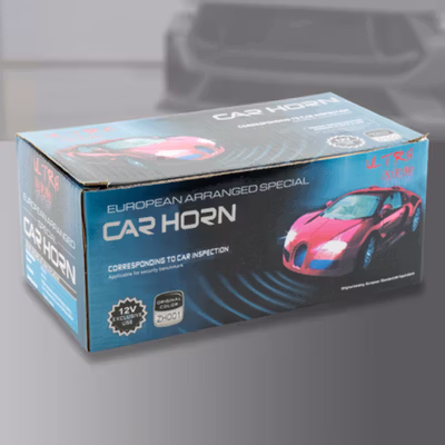 OTOHEROES Type R Klakson Keong Mobil Air Horn 12V 60dB 2 PCS - 60B - Black/Red — gambar 5