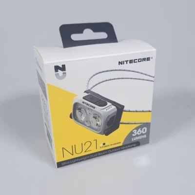 NITECORE Senter Kepala Headlamp LED Dual Beam IP66 360 Lumens - NU21 - Black — gambar 5