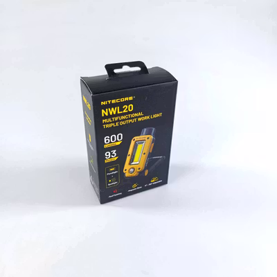 NITECORE Senter LED COB Rechargeable Waterproof IPX5 600 Lumens - NWL20 - Black/Yellow — gambar 5