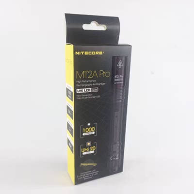 NITECORE Senter LED NiteLab UHi 20 Rechargeable IP68 1000 Lumens - MT2A Pro - Black — gambar 5