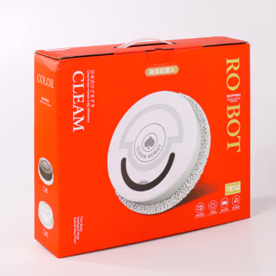 CLEAM Robot Pel Sapu Lantai Microfiber Intelligence Dust Mop - TDJ-08 - White — gambar 5