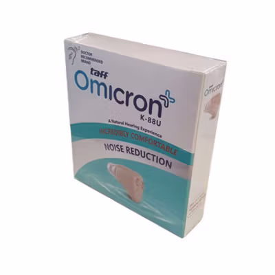 TaffOmicron Alat Bantu Dengar In Ear Hearing Aid - K-88U - Beige — gambar 5