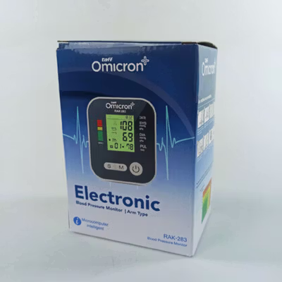 TaffOmicron Tensimeter Digital Pengukur Tekanan Darah Dual Power - RAK-283 - White — gambar 5