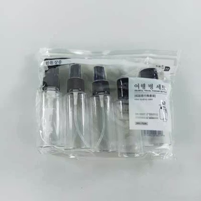 BEIYIN Botol Travel Size Liquid Spray Bottle Pack Plastik 5 PCS - 1712 - Black — gambar 5