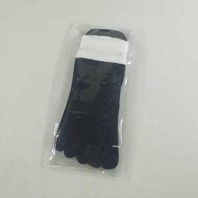 LUOYI Kaos Kaki Ankle Lima Jari Breathable Sock Pria 40-45 - T73001 - Black — gambar 5