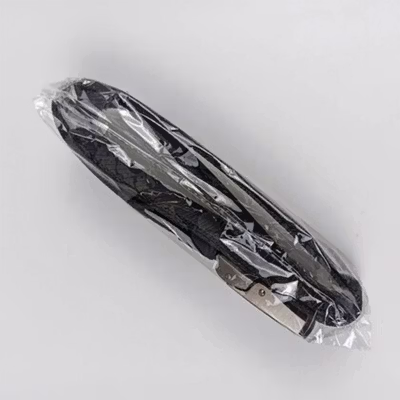 Rhodey Gesper Tali Ikat Pinggang Pria Canvas Stylish Buckle Belt 120cm - MU071 - Black — gambar 5