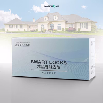 TaffHOME Smart Door Lock Fingerprint Password Card RFID Alarm - XR24 - Black — gambar 5