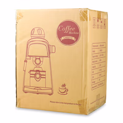 Vanmalone Mesin Kopi Espresso Coffee Maker Frothing 800W 240ml - CM6810 - Black — gambar 5