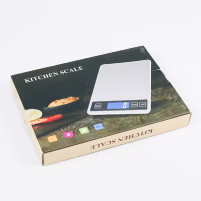 DHOME Timbangan Dapur Mini Digital Scale 15kg 1g - JJ210 - Silver — gambar 5