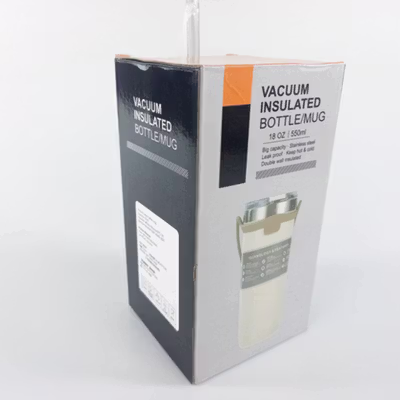 Botol Minum Tumbler Air Panas Dingin Stainless Steel 550ml - TS-8766 - White — gambar 5