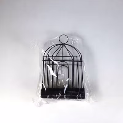 Gota Tempat Obat Nyamuk Bakar Bird Cage Mosquito Coil Holder Fireproof - TK01 - Black — gambar 5