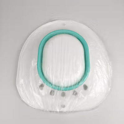 H&W Sitz Bath Baskom Kloset Perawatan Wasir Perineum Foldable - XSSG - Green — gambar 5
