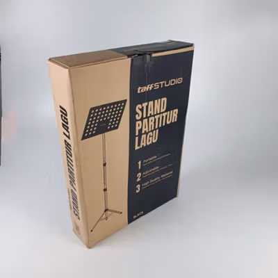 TaffSTUDIO Stand Partitur Musik Portable Folding Music Sheet Orchestra - P-06HC - Black — gambar 5