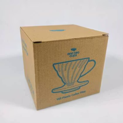 One Two Cups V60 Coffee Dripper Alat Seduh Kopi Manual Plastik 3-4 Cup - KP-25 - Gray — gambar 5