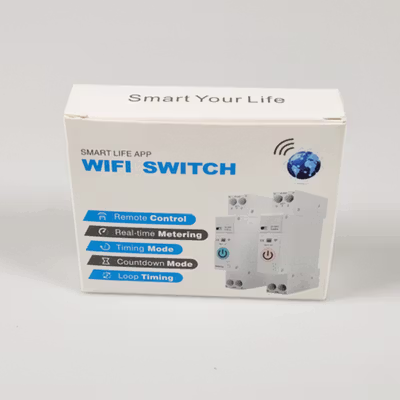 Taffware MCB Smart Circuit Breaker Switch WiFi Tuya 1P 63A 300V - 1P-J-63 - White — gambar 5