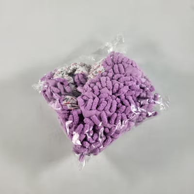Chenille Kain Pel Microfiber Sarung Kaki Cendol Floor Cleaning Slipper - CN706 - Purple — gambar 5