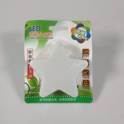 Energy Lampu Tidur LED Model Bintang EU Plug 240V 0.1W - EN-NL-8 - White — gambar 5