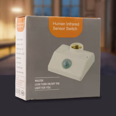 TaffLED Fitting Lampu Bohlam with Infrared Motion Sensor 240V 50W E27 - SP-820 - White — gambar 5