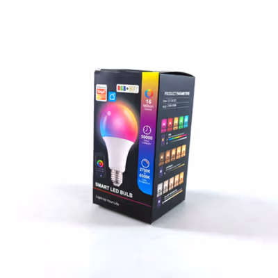 TaffLED Lampu Bohlam RGB Smart Bulb Bluetooth Control E27 800 Lumens - TY-10W - White — gambar 5