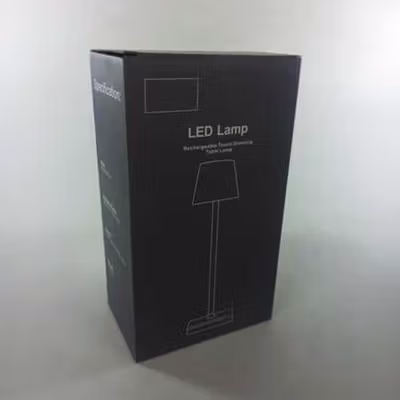 TaffLED Lampu Meja Hias Touch LED Desk USB Rechargeable Tri Color 3W - J420 - Black — gambar 5