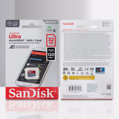 SanDisk Ultra microSDHC UHS-I Class 10 A1 120MB/s 32GB - SDSQUA4 - No Color — gambar 5