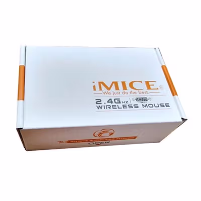 iMICE Mouse Gaming Wireless Optical 2.4GHz Ergonomic 2000DPI Normal Version - E-1800/G-1800 - Black — gambar 5