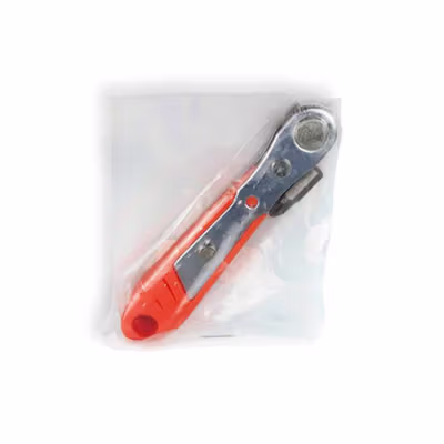 Alloet Kunci Pas Hexagon Ratchet Spanner Two Way - MXT-373 - Orange — gambar 5