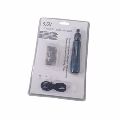 CMG Bor Listrik Mini Grinder Polishing USB 3 Speed 15000 RPM 3.6V - TY-CM01 - Blue — gambar 5
