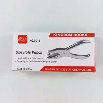 Feiyide Tang Pembolong Kertas Plier One Hole Punch 6mm - 1106 - Silver — gambar 5