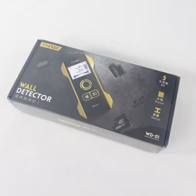 FNIRSI Detektor Logam Kayu LCD Wall Scanner HPC USB 300mAh - WD-01 - Black/Yellow — gambar 5