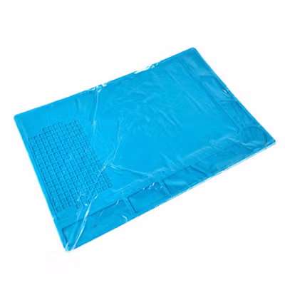 LUXIANZI Alas Matras Solder Heat Insulation Soldering Mat 340x230mm - S-120B - Blue — gambar 5
