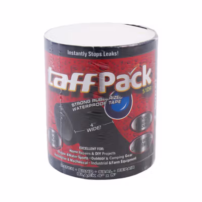 TaffPACK Lakban Anti Bocor Waterproof Leak Repair Tape 10x150cm - 51DB - Black — gambar 5