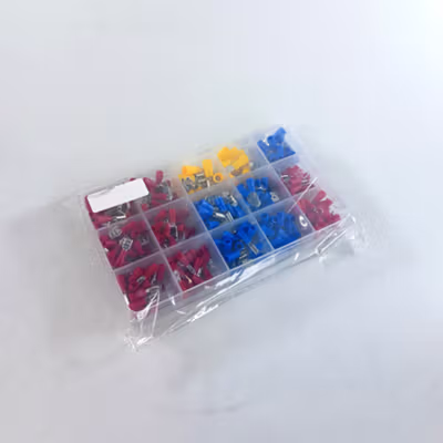 Taffware Skun Terminal Gepeng Insulated Connector Male Female 280 PCS - GB20 - Multi-Color — gambar 5