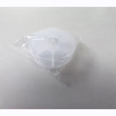 Kotak Perhiasan Aksesoris Round Plastic Jewelry Box 6 Slot - BT-6 - Transparent — gambar 5