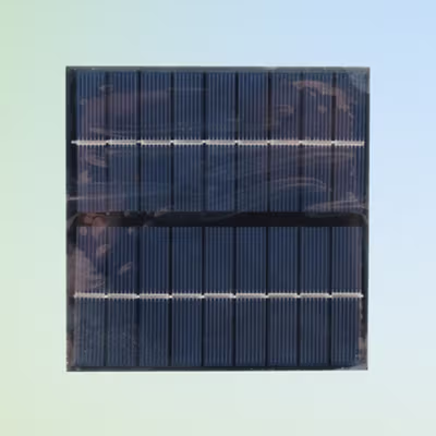 SolaBright Solar Panel Mini Polycrystalline Modul DIY Powerbank 9V 2W - SN9 - Black — gambar 5