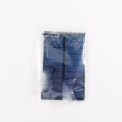 Taffware Solar Panel Mini Polycrystalline DIY Power Bank 5V 1.1W 220mA - Black — gambar 5