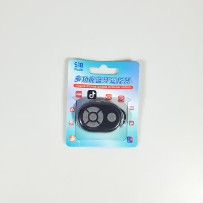 TaffSTUDIO Remot Kontrol Bluetooth Universal iOS Android Tiktok Selfie - S18 - Black — gambar 5