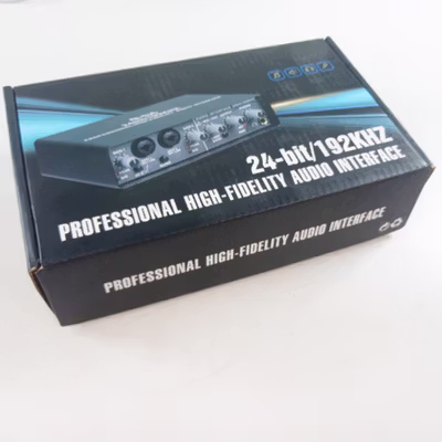 TEYUN External Sound Card Audio Interface Preamp High Speed USB 2.0 - Q-24 - Black — gambar 5