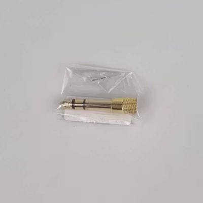 Headphone Jack Adaptor 3.5mm 1/8 ke 6.5mm 1/4 Stereo - PJ1652 - Golden — gambar 5